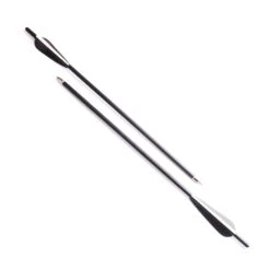 20 Inch Black Carbon Crossbow Bolts Pk 6