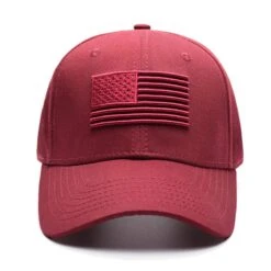 Red USA Flag Baseball Cap -Outdoor Hunting Shop HTB1LVfXa79E3KVjSZFGq6A19XXaw