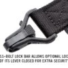 Magpul MS1 MS3 Paraclip Adapter - Black MAG516