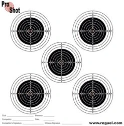 ProShot Match Targets (Box Of 800) - 17cm