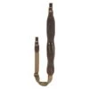 Riserva Rifle Sling In Leather With Ammo Holder - Natural Tanned Leather