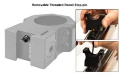 UTG PRO 1"/2PCs Medium Profile P.O.I Dovetail Rings -Outdoor Hunting Shop RDU012515 FEA 3