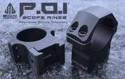 UTG PRO 1inch 2PCs High Profile P.O.I Picatinny Rings -Outdoor Hunting Shop RWU013015 PRO 2