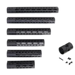 Rifleworks Free Float Keymod Handguard With Steel Nut - 12 Inch