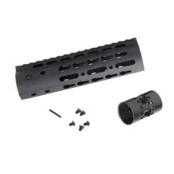Rifleworks Free Float Keymod Handguard With Steel Nut - 7 Inch -Outdoor Hunting Shop S4674