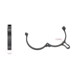 Rifleworks Switch View Throw Lever - Black 42mm -Outdoor Hunting Shop S837