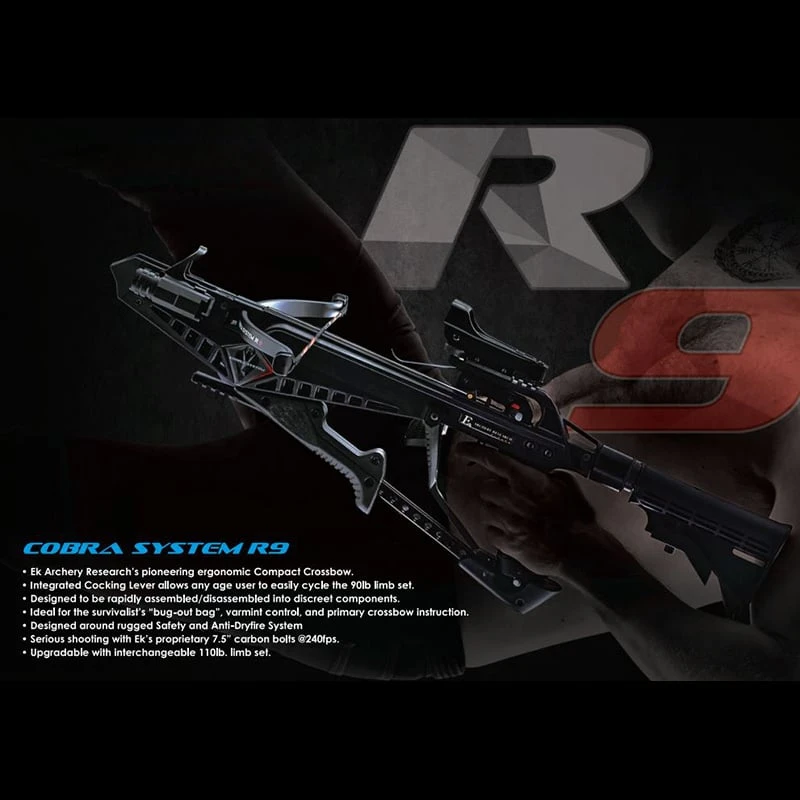 EK Archery Cobra R9 Recurve Crossbow - 90lbs - Deluxe 5 EK Archery Cobra R9 Recurve Crossbow - 90lbs - Deluxe - Image 5