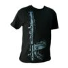 Yankee Hill Machine Black Vertical Rifle T-Shirt - Large