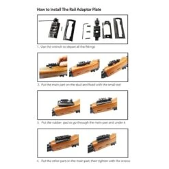 Rifleworks Picatinny Rail 3 Slot Bipod Adaptor W Swivel Stud 11 Rifleworks Picatinny Rail 3 Slot Bipod Adaptor W Swivel Stud -Outdoor Hunting Shop m2747