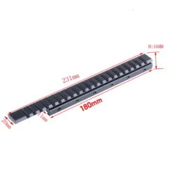 Rifleworks Dovetail 11mm To 20mm Picatinny 21 Slot Scope Base -Outdoor Hunting Shop m2751